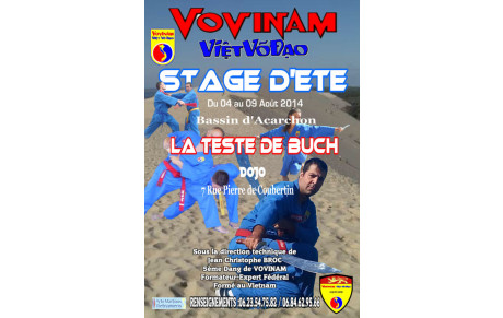 STADE D'ETE LATESTE DU BUCH DU 04 AU 09 AOUT 2014